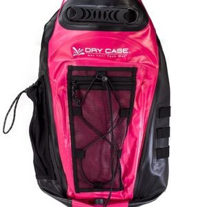 Dry Case Pink and Black Waterproof Backpack